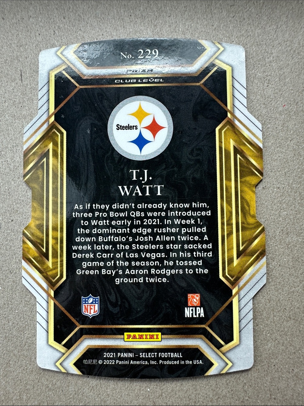 Steelers TJ Watt Chrome PowerPlayers & Freiermuth/Sawyer/Fautanu/Johnson rookies - Picture 6 of 16